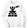 1-DAY RUSH NO MINIMUM Ladies Long Sleeve Crew Neck T-Shirt Thumbnail