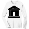 1-DAY RUSH NO MINIMUM Ladies Long Sleeve Crew Neck T-Shirt Thumbnail