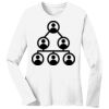 1-DAY RUSH NO MINIMUM Ladies Long Sleeve Crew Neck T-Shirt Thumbnail