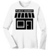 1-DAY RUSH NO MINIMUM Ladies Long Sleeve Crew Neck T-Shirt Thumbnail