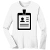 1-DAY RUSH NO MINIMUM Ladies Long Sleeve Crew Neck T-Shirt Thumbnail