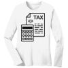 1-DAY RUSH NO MINIMUM Ladies Long Sleeve Crew Neck T-Shirt Thumbnail