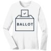 1-DAY RUSH NO MINIMUM Ladies Long Sleeve Crew Neck T-Shirt Thumbnail