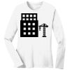 1-DAY RUSH NO MINIMUM Ladies Long Sleeve Crew Neck T-Shirt Thumbnail