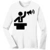 1-DAY RUSH NO MINIMUM Ladies Long Sleeve Crew Neck T-Shirt Thumbnail