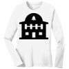 1-DAY RUSH NO MINIMUM Ladies Long Sleeve Crew Neck T-Shirt Thumbnail