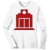 1-DAY RUSH NO MINIMUM Ladies Long Sleeve Crew Neck T-Shirt Thumbnail