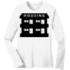 1-DAY RUSH NO MINIMUM Ladies Long Sleeve Crew Neck T-Shirt Thumbnail