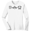 1-DAY RUSH NO MINIMUM Ladies Long Sleeve Crew Neck T-Shirt Thumbnail