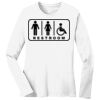 1-DAY RUSH NO MINIMUM Ladies Long Sleeve Crew Neck T-Shirt Thumbnail