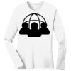 1-DAY RUSH NO MINIMUM Ladies Long Sleeve Crew Neck T-Shirt Thumbnail