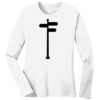 1-DAY RUSH NO MINIMUM Ladies Long Sleeve Crew Neck T-Shirt Thumbnail