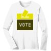 1-DAY RUSH NO MINIMUM Ladies Long Sleeve Crew Neck T-Shirt Thumbnail