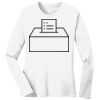 1-DAY RUSH NO MINIMUM Ladies Long Sleeve Crew Neck T-Shirt Thumbnail