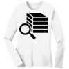 1-DAY RUSH NO MINIMUM Ladies Long Sleeve Crew Neck T-Shirt Thumbnail