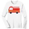 1-DAY RUSH NO MINIMUM Ladies Long Sleeve Crew Neck T-Shirt Thumbnail