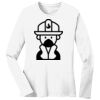 1-DAY RUSH NO MINIMUM Ladies Long Sleeve Crew Neck T-Shirt Thumbnail