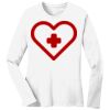 1-DAY RUSH NO MINIMUM Ladies Long Sleeve Crew Neck T-Shirt Thumbnail