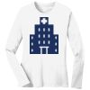 1-DAY RUSH NO MINIMUM Ladies Long Sleeve Crew Neck T-Shirt Thumbnail
