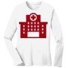 1-DAY RUSH NO MINIMUM Ladies Long Sleeve Crew Neck T-Shirt Thumbnail
