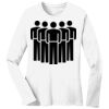 1-DAY RUSH NO MINIMUM Ladies Long Sleeve Crew Neck T-Shirt Thumbnail