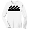 1-DAY RUSH NO MINIMUM Ladies Long Sleeve Crew Neck T-Shirt Thumbnail