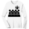 1-DAY RUSH NO MINIMUM Ladies Long Sleeve Crew Neck T-Shirt Thumbnail