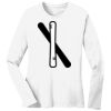 1-DAY RUSH NO MINIMUM Ladies Long Sleeve Crew Neck T-Shirt Thumbnail