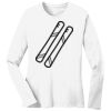 1-DAY RUSH NO MINIMUM Ladies Long Sleeve Crew Neck T-Shirt Thumbnail