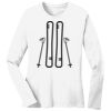 1-DAY RUSH NO MINIMUM Ladies Long Sleeve Crew Neck T-Shirt Thumbnail