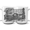 15 oz. NO MINIMUM Full Color Printed Ceramic Mug Thumbnail