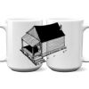 15 oz. NO MINIMUM Full Color Printed Ceramic Mug Thumbnail