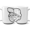 15 oz. NO MINIMUM Full Color Printed Ceramic Mug Thumbnail