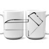 15 oz. NO MINIMUM Full Color Printed Ceramic Mug Thumbnail