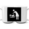 15 oz. NO MINIMUM Full Color Printed Ceramic Mug Thumbnail