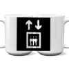 15 oz. NO MINIMUM Full Color Printed Ceramic Mug Thumbnail