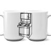 15 oz. NO MINIMUM Full Color Printed Ceramic Mug Thumbnail