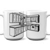 15 oz. NO MINIMUM Full Color Printed Ceramic Mug Thumbnail