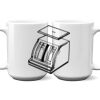 15 oz. NO MINIMUM Full Color Printed Ceramic Mug Thumbnail