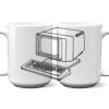 15 oz. NO MINIMUM Full Color Printed Ceramic Mug Thumbnail