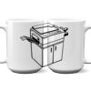 15 oz. NO MINIMUM Full Color Printed Ceramic Mug Thumbnail