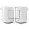 15 oz. NO MINIMUM Full Color Printed Ceramic Mug Thumbnail