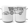 15 oz. NO MINIMUM Full Color Printed Ceramic Mug Thumbnail