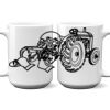15 oz. NO MINIMUM Full Color Printed Ceramic Mug Thumbnail