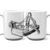 15 oz. NO MINIMUM Full Color Printed Ceramic Mug Thumbnail