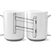 15 oz. NO MINIMUM Full Color Printed Ceramic Mug Thumbnail