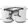 15 oz. NO MINIMUM Full Color Printed Ceramic Mug Thumbnail