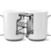 15 oz. NO MINIMUM Full Color Printed Ceramic Mug Thumbnail