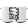15 oz. NO MINIMUM Full Color Printed Ceramic Mug Thumbnail