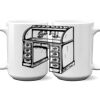 15 oz. NO MINIMUM Full Color Printed Ceramic Mug Thumbnail